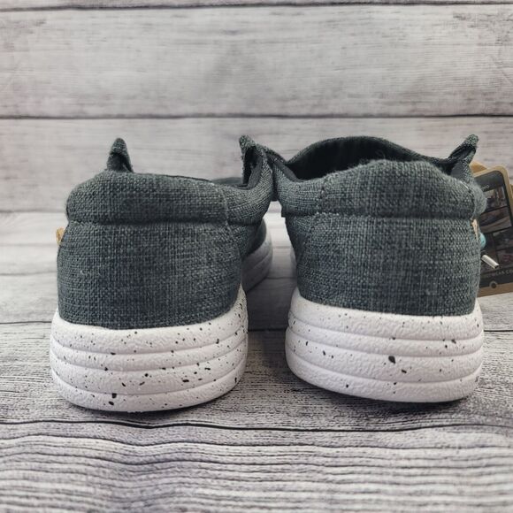 Lamo Canvas Slip-on Comfort Shoes Black/Gray Women's 9 - Picture 4 of 6